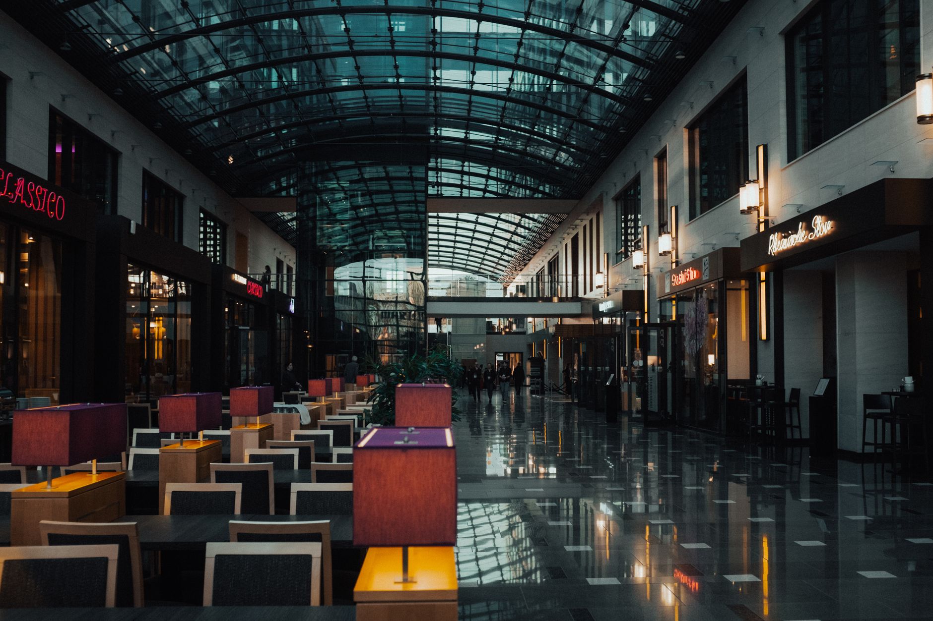 A large retail shopping center under development