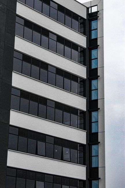 Exterior of a modern medical office building