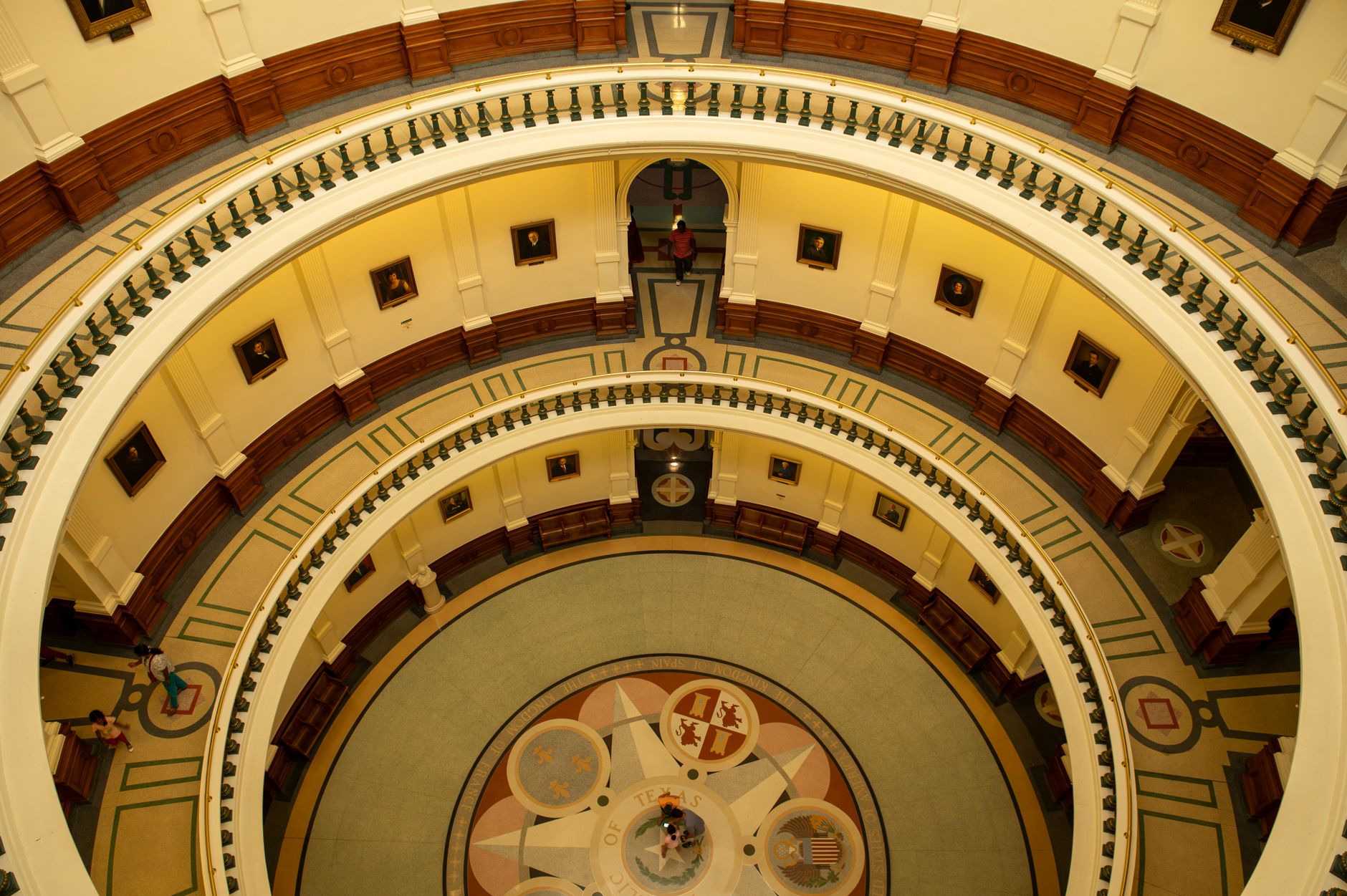 A corridor of congressional offices on Capitol Hill