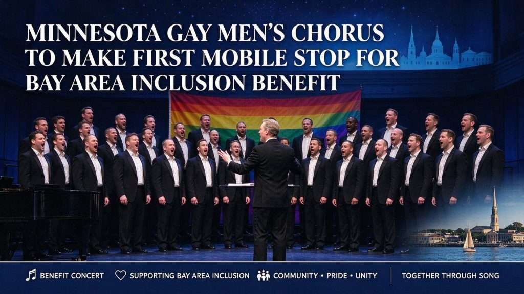Illustration for the news story: Minnesota Gay Men’s Chorus to Make First Mobile Stop for Bay Area Inclusion Benefit