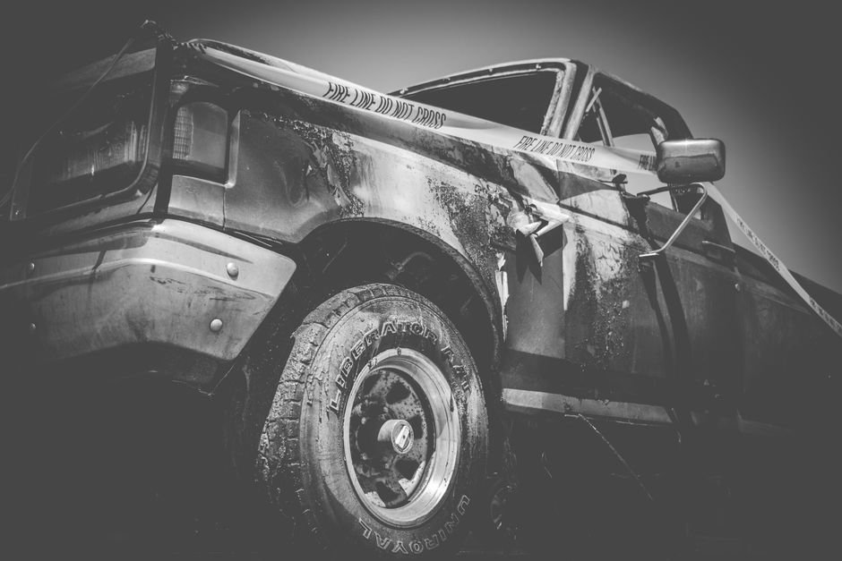 Alabama State Troopers investigating a traffic crash scene