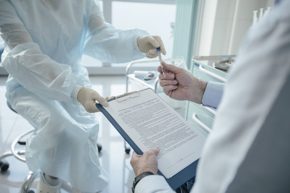 Health insurance documents representing retiree benefits coverage