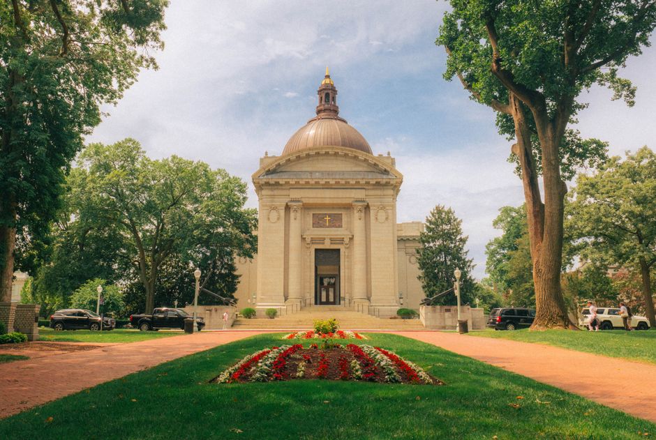 The U.S. Naval Academy grounds where new midshipmen begin training