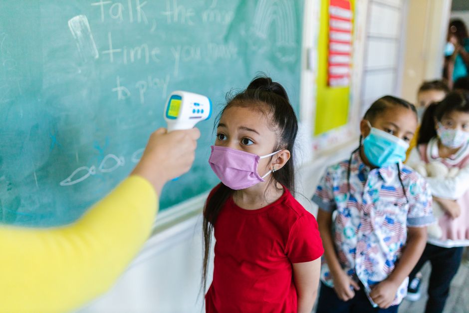 Vaccine vial representing school immunization record requirements