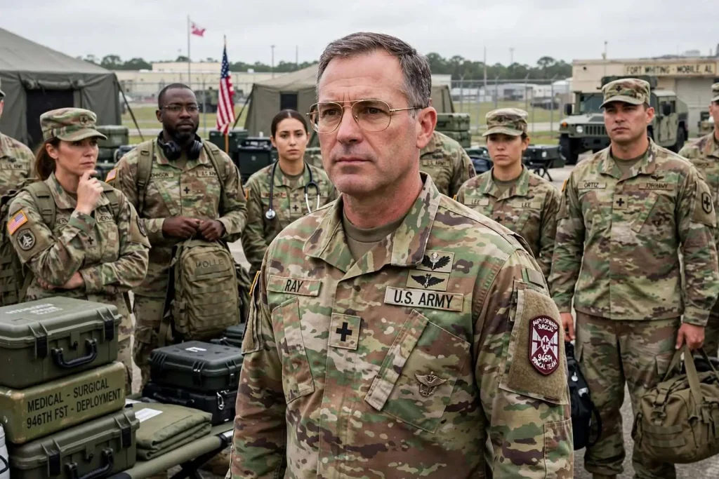 Illustration for the news story: Mobile-Based Army Surgical Team Prepares to Deploy to Afghanistan Under New Commander
