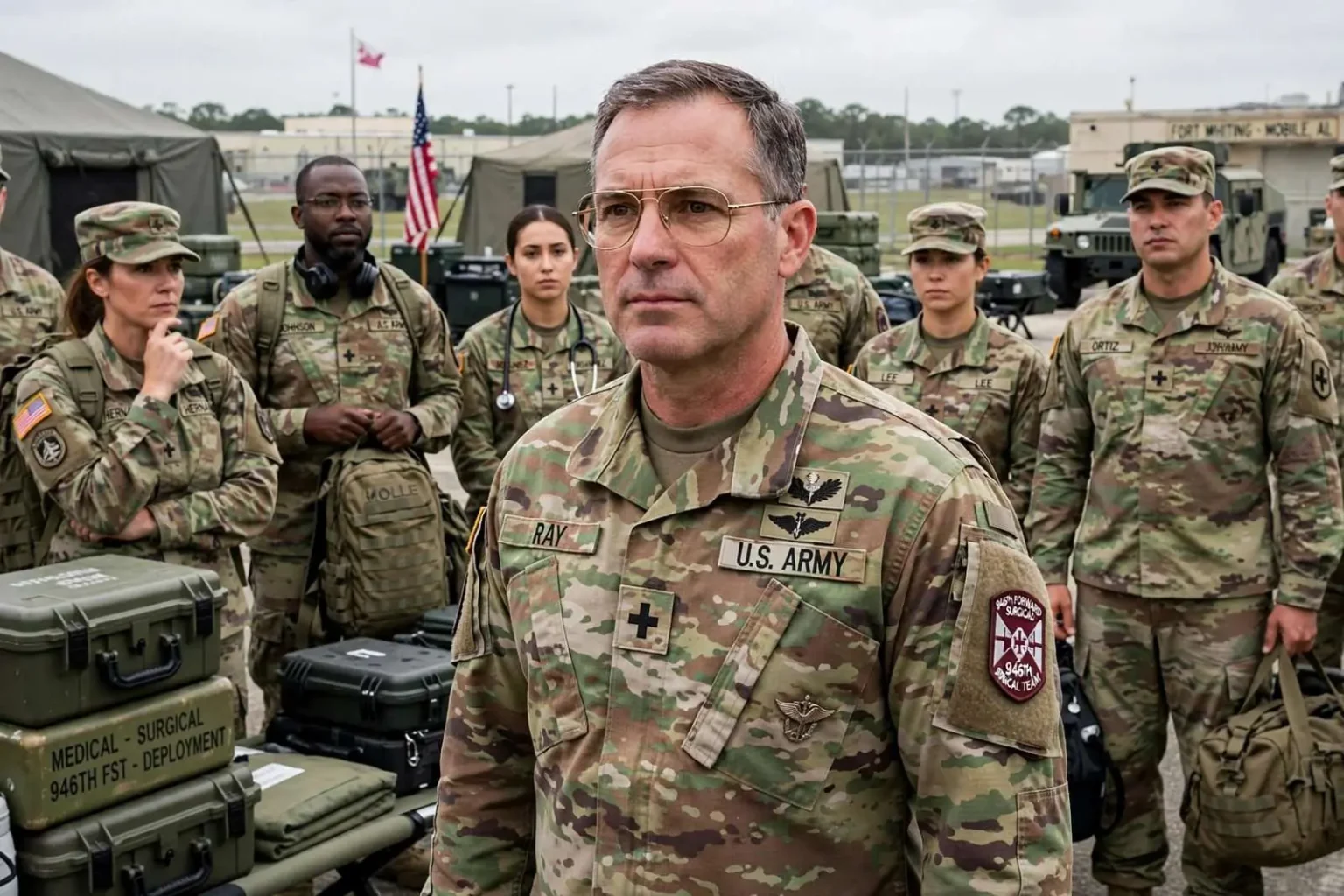Illustration for the news story: Mobile-Based Army Surgical Team Prepares to Deploy to Afghanistan Under New Commander