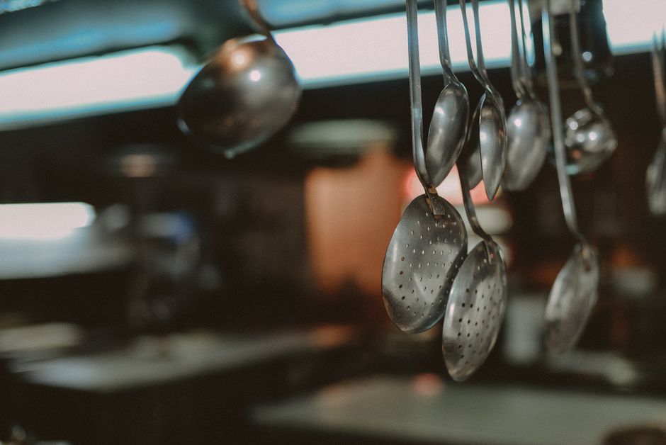 Catering kitchen representing a local food business