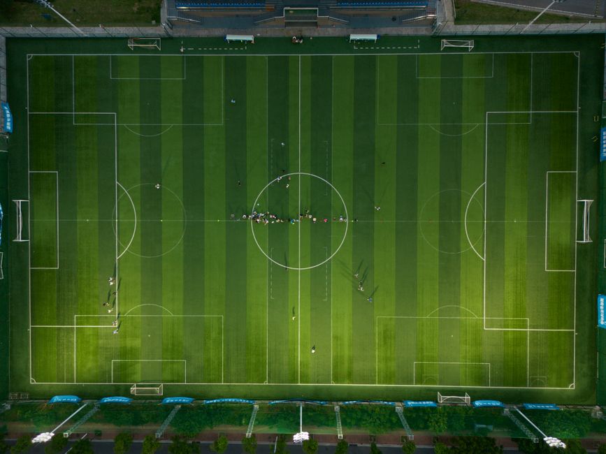A multi-field youth soccer tournament complex representative of the proposed Mobile County sports facility
