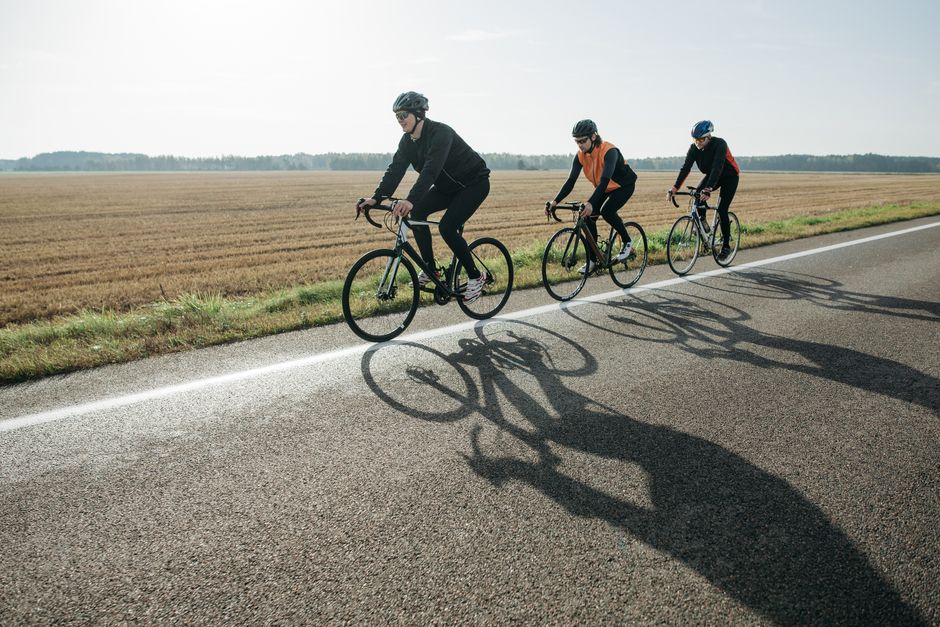 Rural two-lane road outside Mobile, Alabama, similar to the site of a fatal bicycle crash
