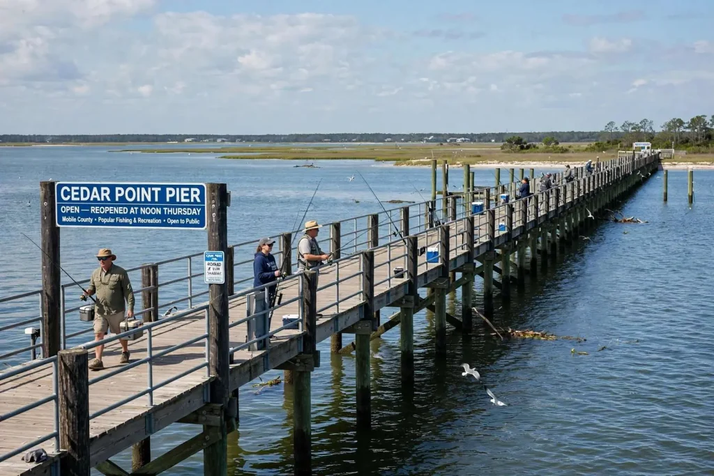 Illustration for the news story: Cedar Point Pier Reopens After Tropical Storm Bertha Closure
