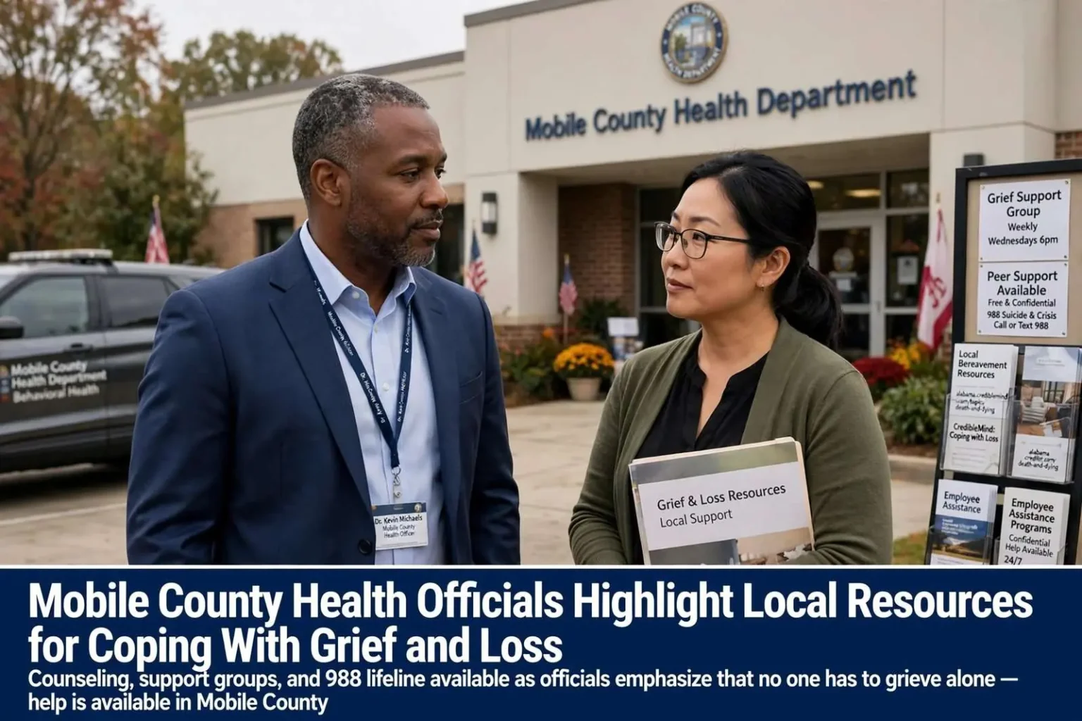 Illustration for the news story: Mobile County Health Officials Highlight Local Resources for Coping With Grief and Loss