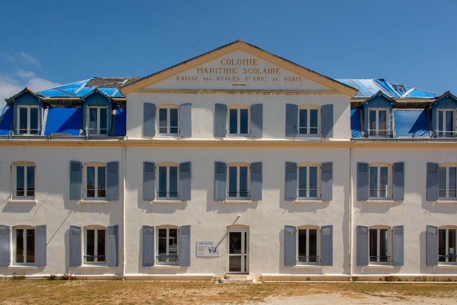 Construction work at a public school