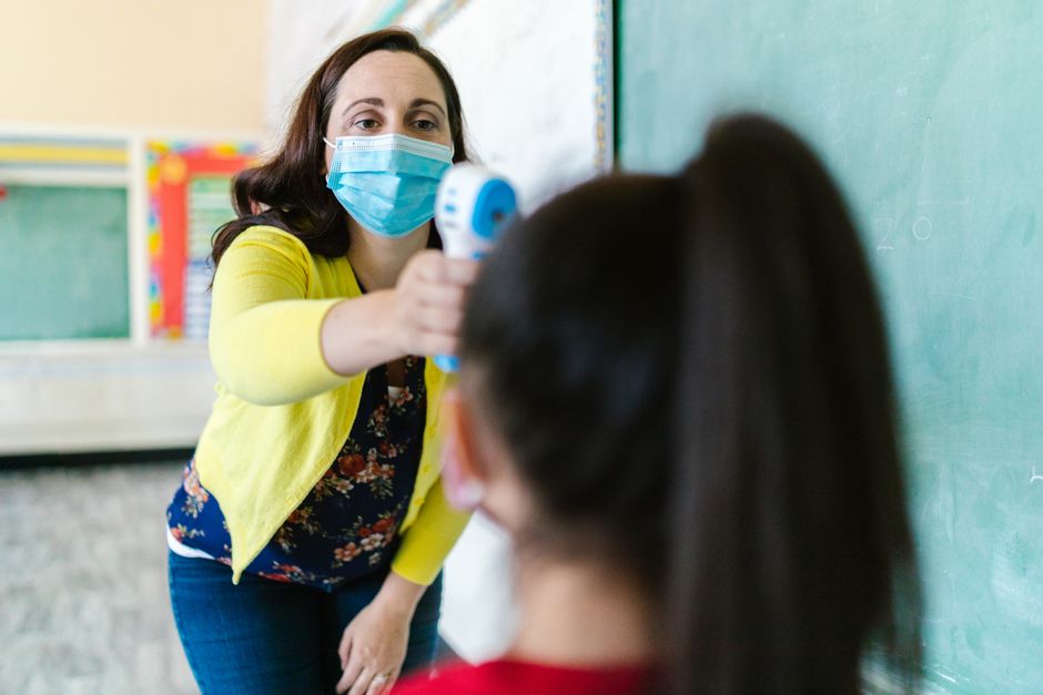 Classroom representing Mobile County Public Schools teacher pay