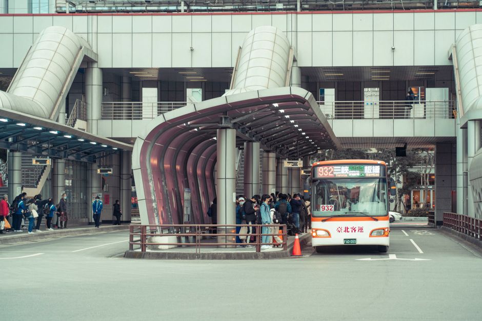 City bus used for public transportation