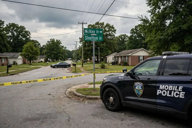 Illustration for the news story: Mobile Police Arrest Juvenile in Connection With Stolen Car on McVay Drive