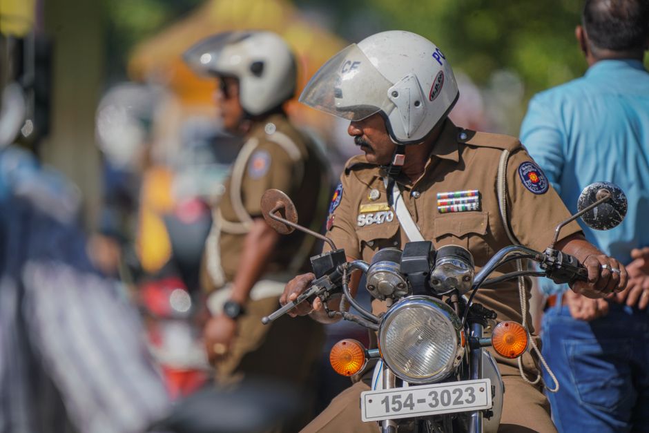 Mobile Police motorcycle