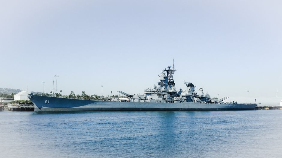 Battleship USS Alabama at Battleship Memorial Park in Mobile, Alabama