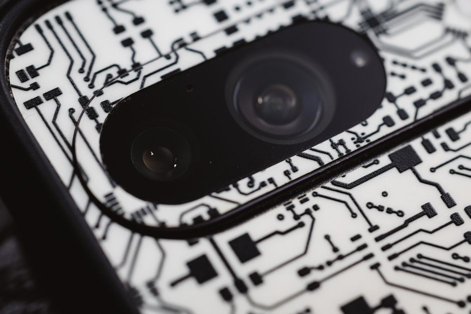 A modern smartphone representing the legacy of the first iPhone