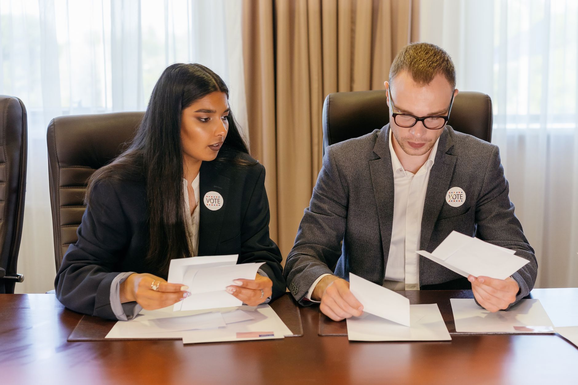 Financial documents and ledgers representing a campaign finance disclosure report