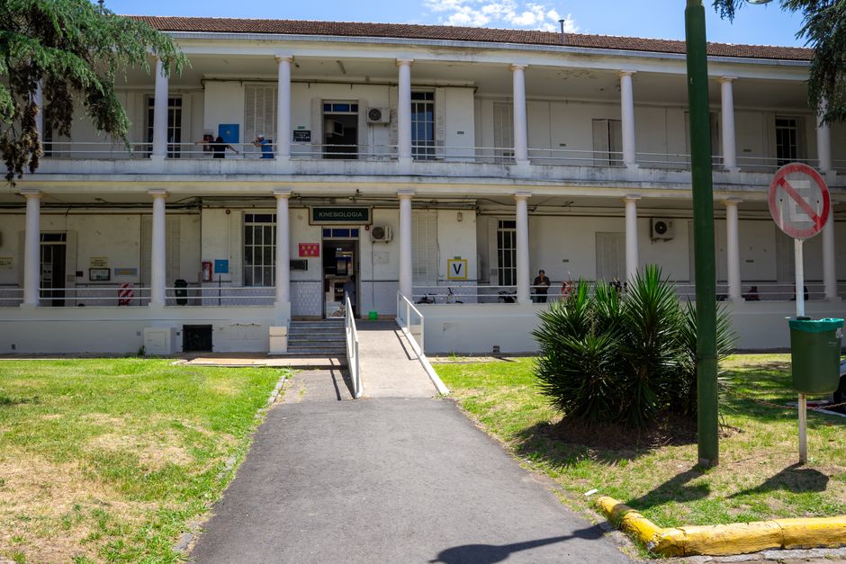 Exterior of a hospital maternity ward