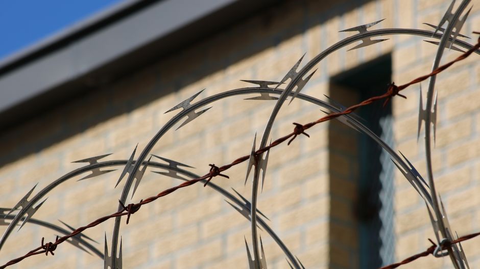 Exterior of a county correctional facility