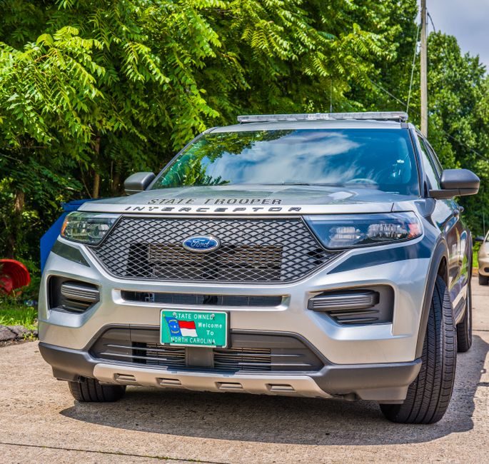 Police vehicle in Spanish Fort Alabama