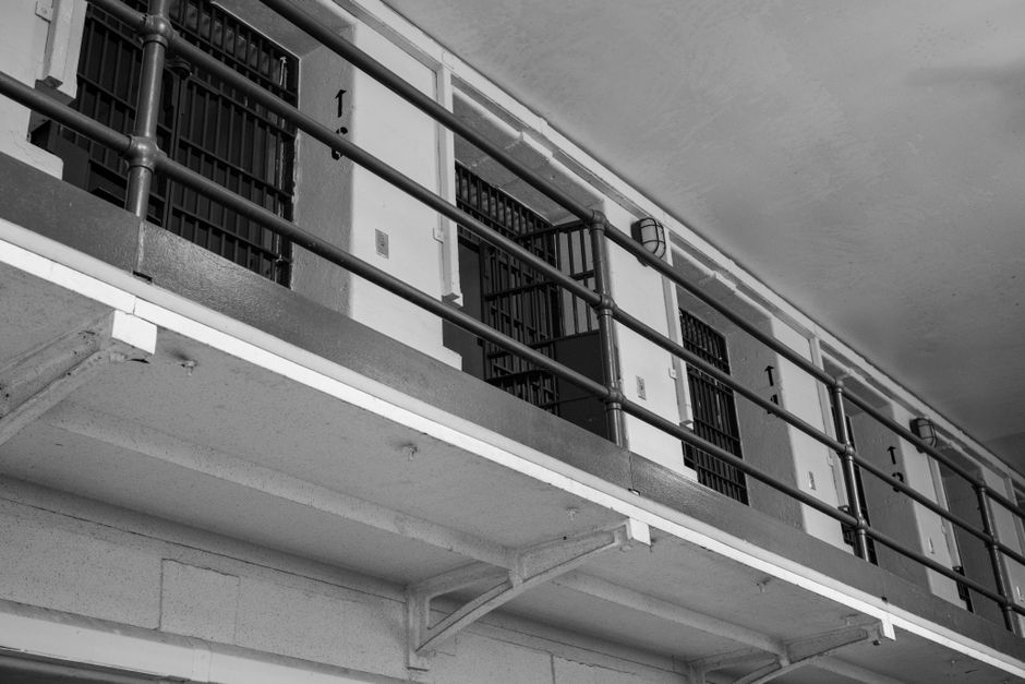 Corrections facility exterior representing the Baldwin County jail where Stephen Nodine served his sentence