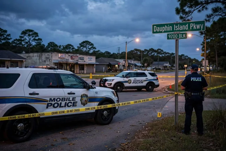 Illustration for the news story: Theodore Man Charged With Assault After Shooting on Dauphin Island Parkway