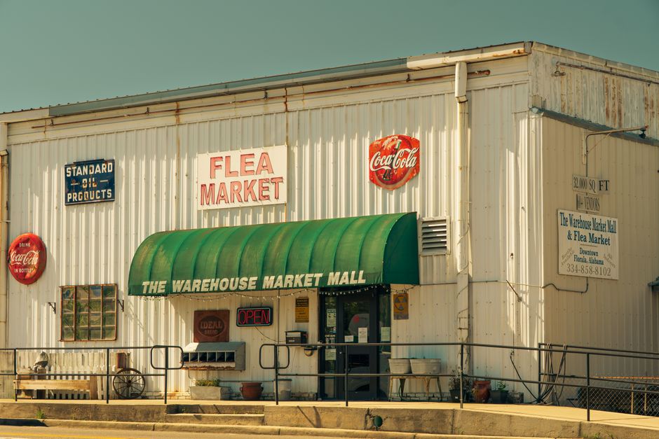 Industrial area in Theodore, Alabama