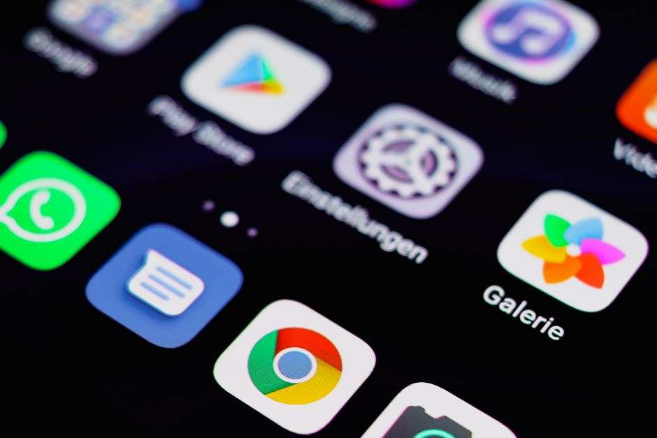 Close-up of a smartphone screen displaying mobile app icons, representing the new City of Thomasville mobile app