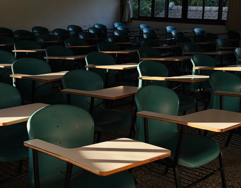 A classroom setting representative of hospitality and tourism coursework in Gulf Shores, Alabama