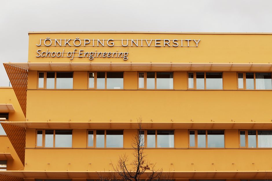 Engineering students on a university campus