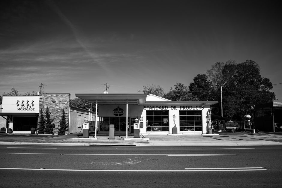 Business corridor in West Mobile Alabama
