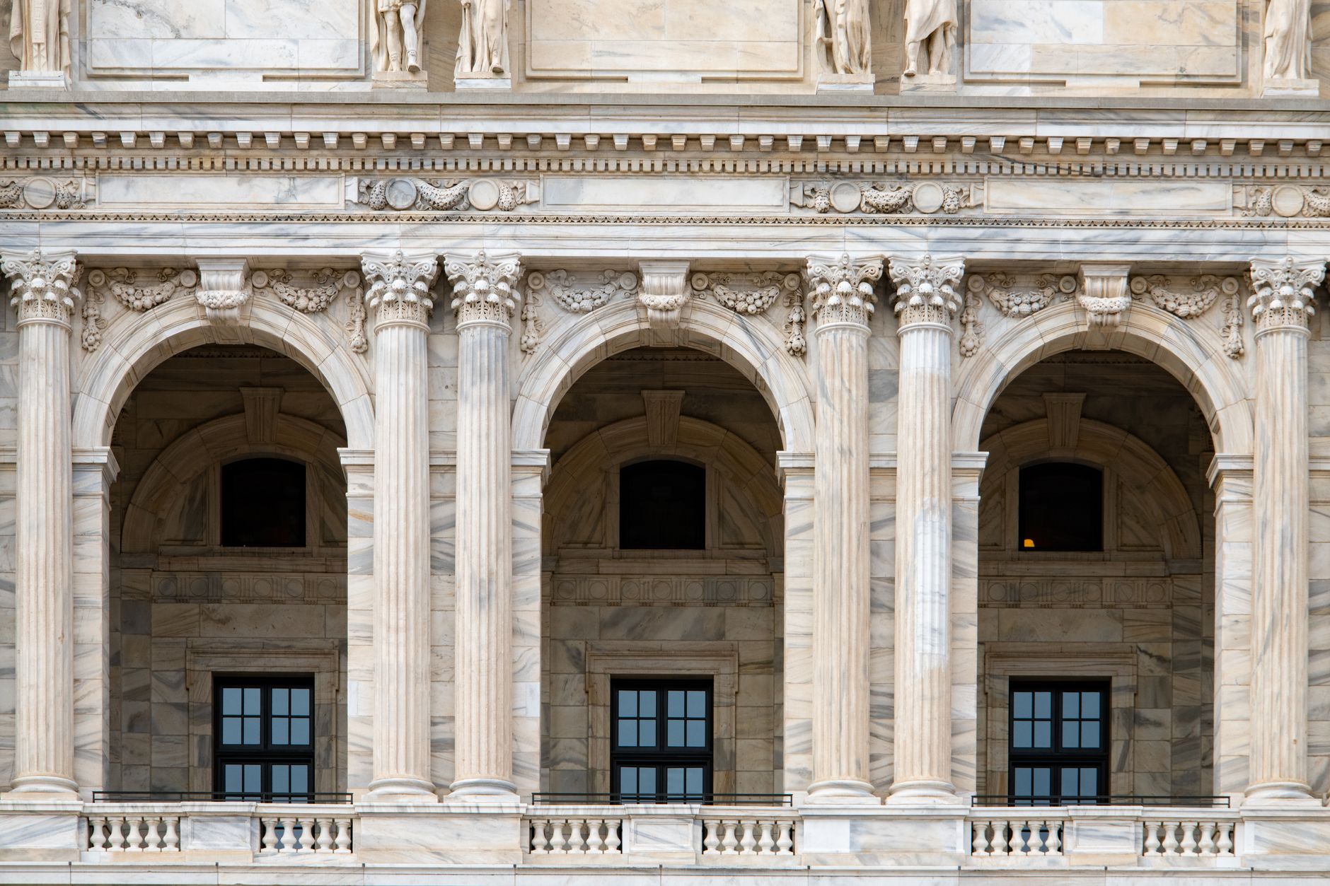 State government building with classical columns