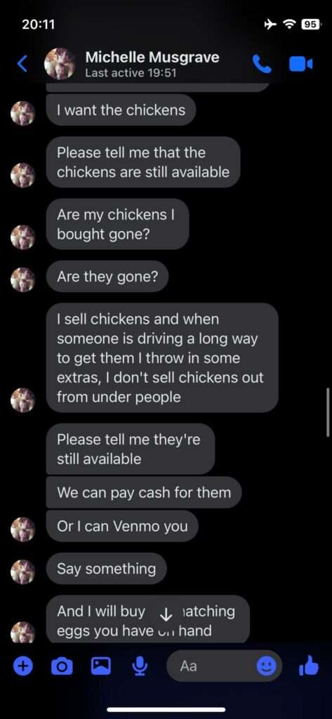 Jamie Monachino Screenshot of Messages