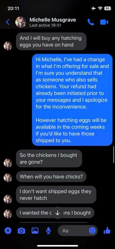 Jamie Monachino Screenshot of Messages