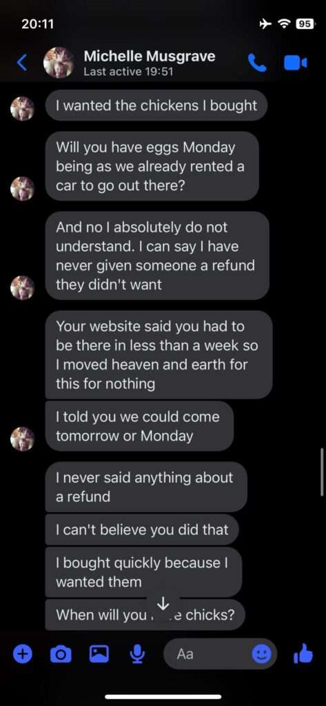 Jamie Monachino Screenshot of Messages