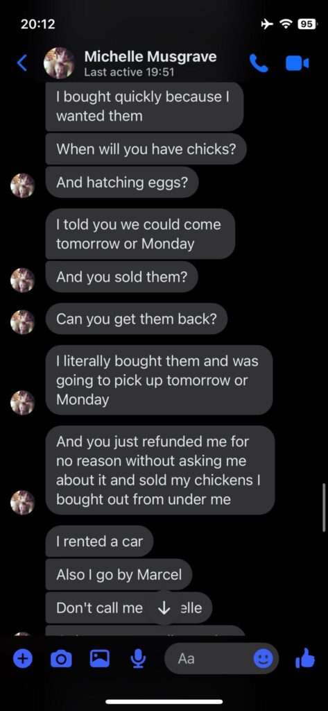 Jamie Monachino Screenshot of Messages