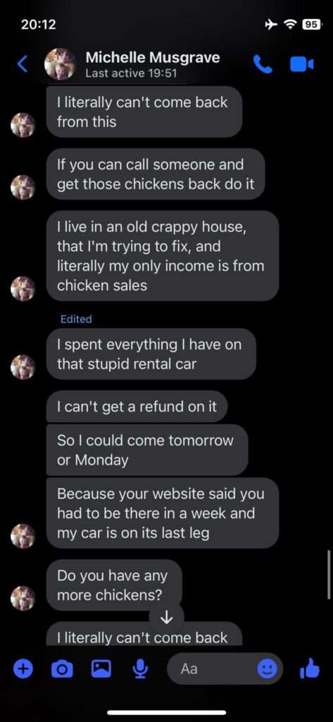 Jamie Monachino Screenshot of Messages
