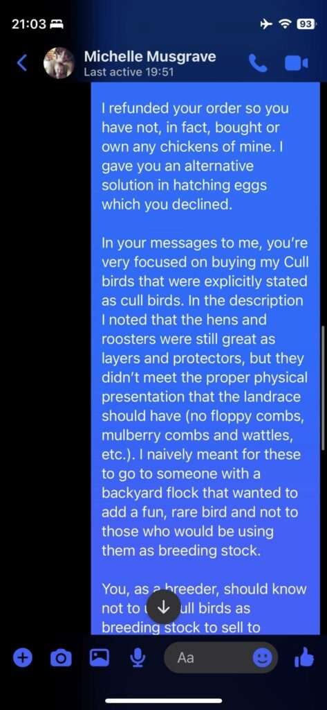 Jamie Monachino Screenshot of Messages