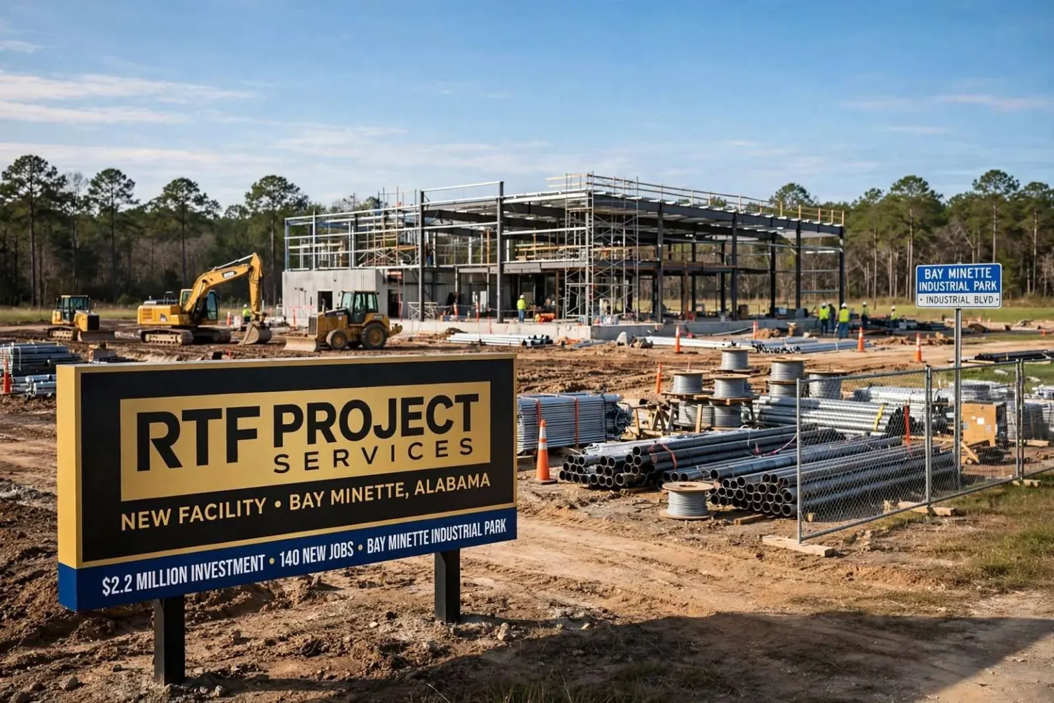 Illustration for the news story: $2.2 Million RTF Facility to Bring 140 New Jobs to Bay Minette