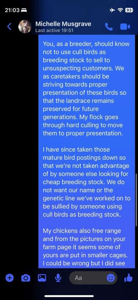 Jamie Monachino Screenshot of Messages