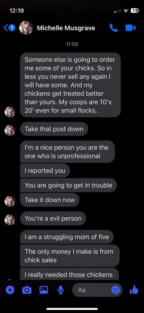Jamie Monachino Screenshot of Messages
