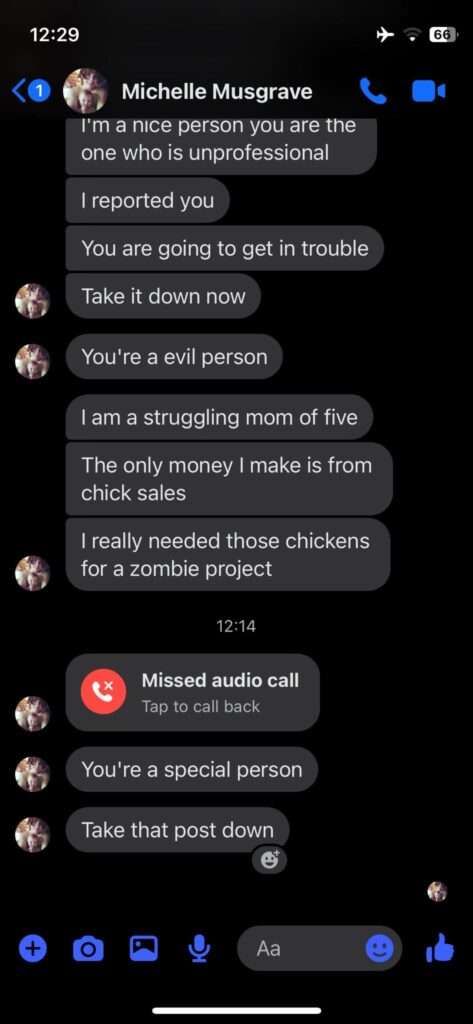 Jamie Monachino Screenshot of Messages
