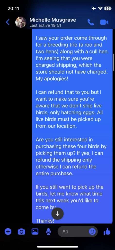 Jamie Monachino Screenshot of Messages