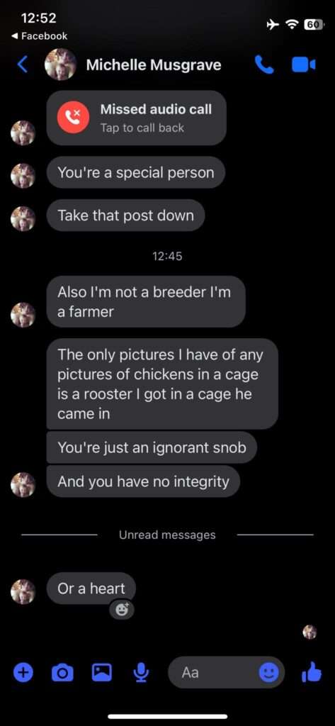 Jamie Monachino Screenshot of Messages