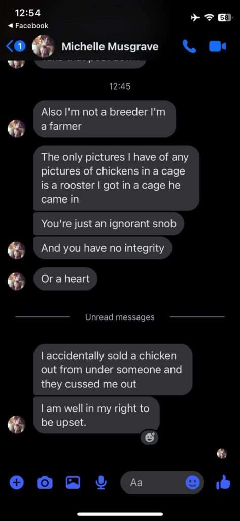 Jamie Monachino Screenshot of Messages