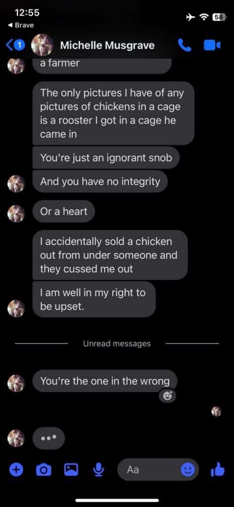 Jamie Monachino Screenshot of Messages
