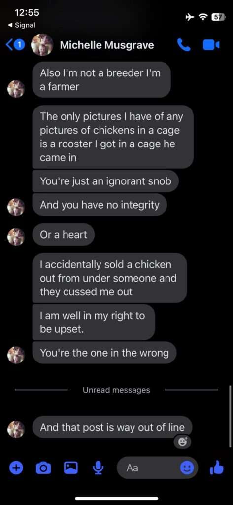 Jamie Monachino Screenshot of Messages