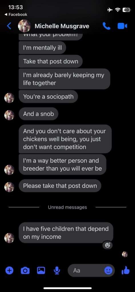 Jamie Monachino Screenshot of Messages